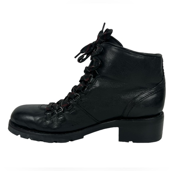 Frye Womens Alta Black Leather Hiker Lug Sole Boots US 10 B MSRP $398 Outdoor - Picture 2 of 10